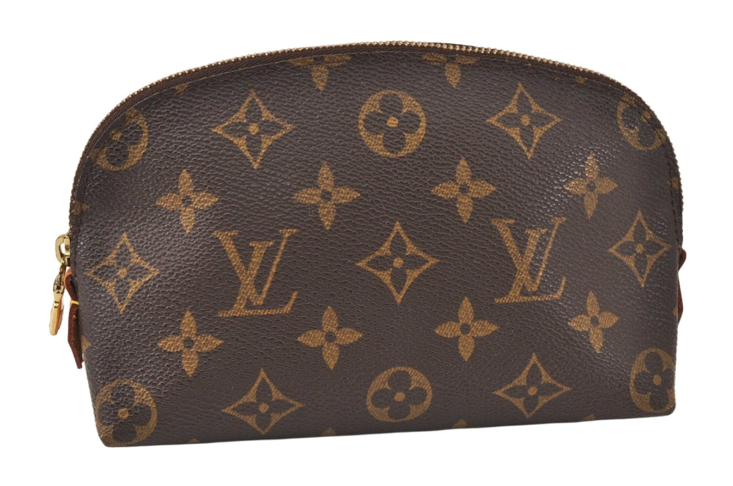Authentic Louis Vuitton Monogram Pochette Cosmetic Pouch M47515 LV 4093K