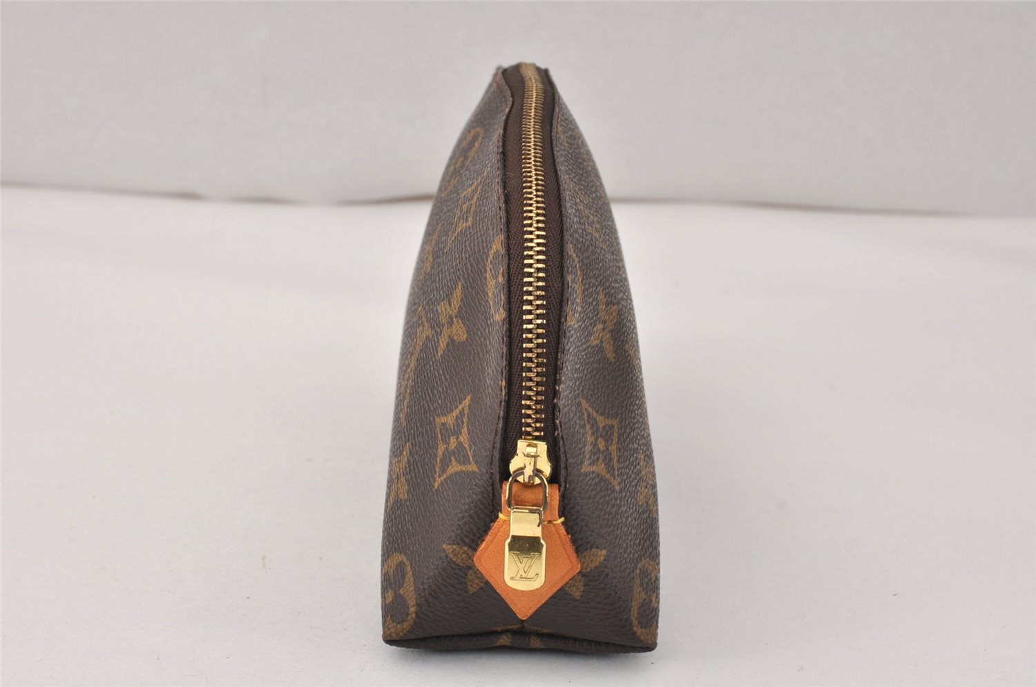 Authentic Louis Vuitton Monogram Pochette Cosmetic Pouch M47515 LV 4093K