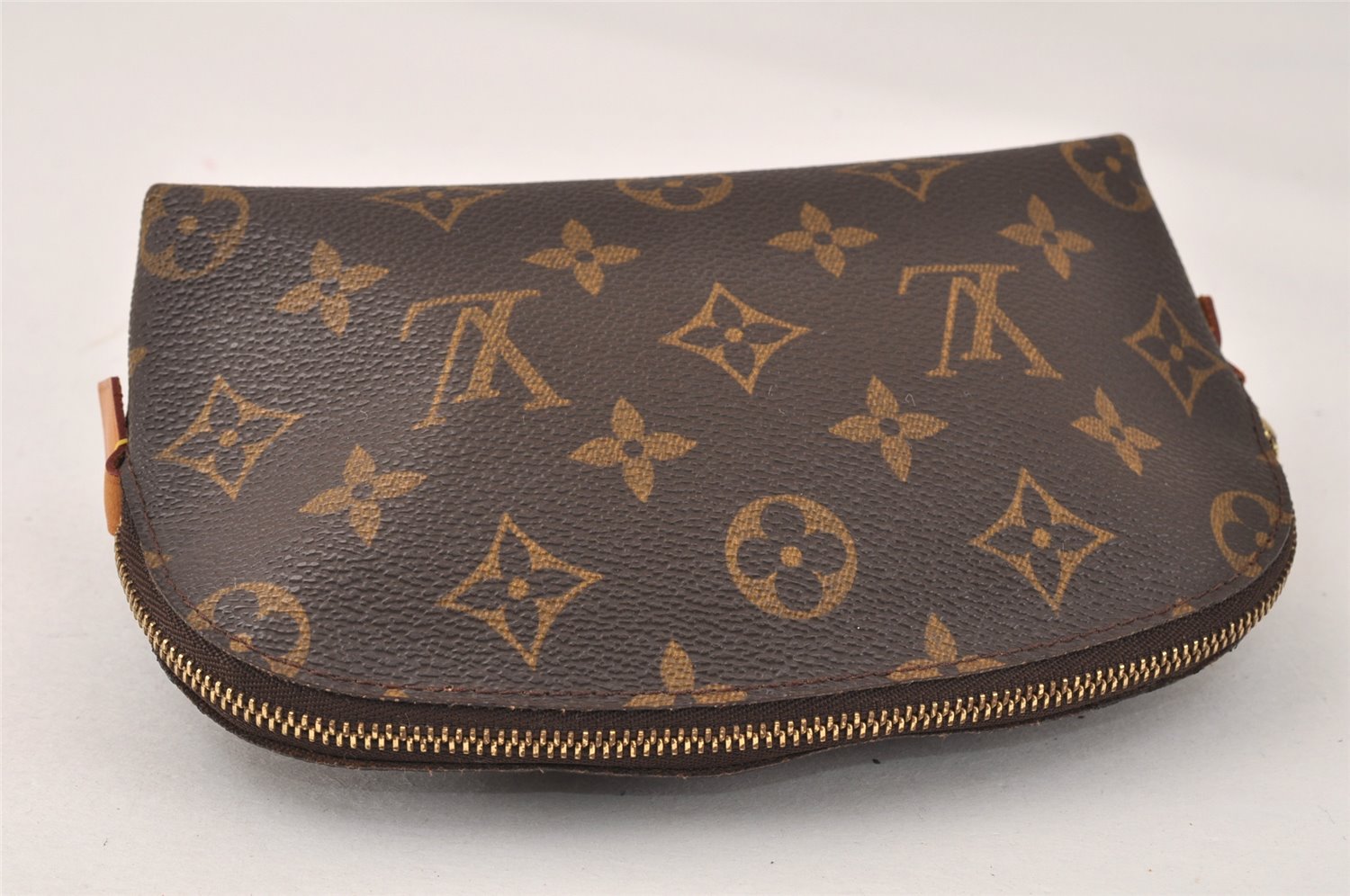 Authentic Louis Vuitton Monogram Pochette Cosmetic Pouch M47515 LV 4093K
