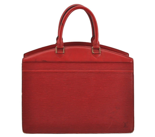 Authentic Louis Vuitton Epi Riviera Hand Bag Red M48187 LV Junk 4094J