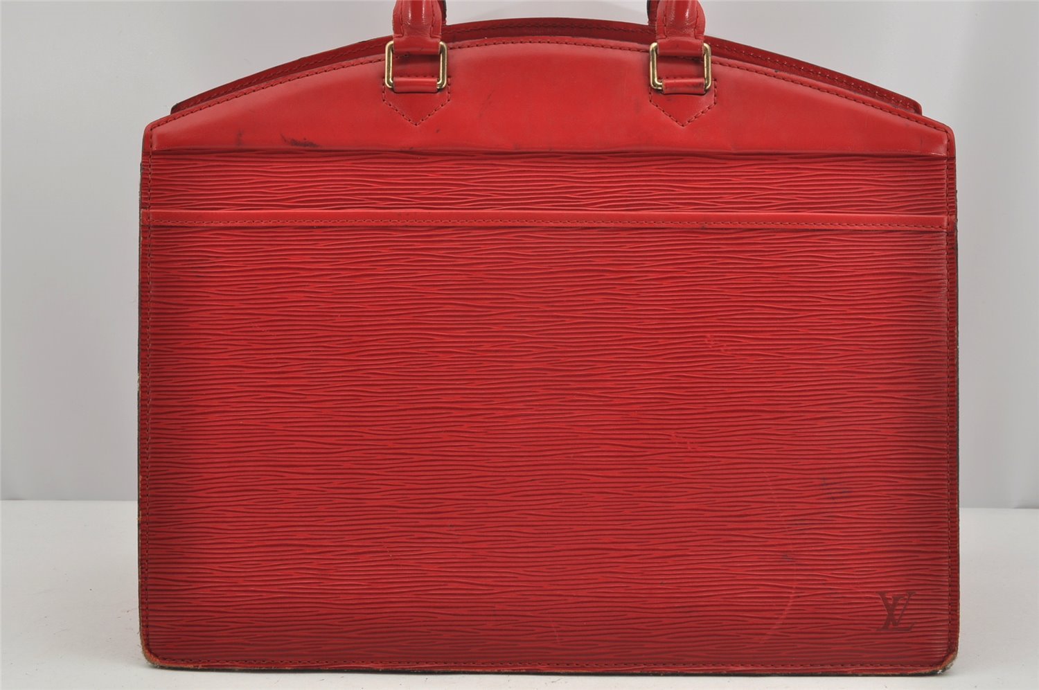 Authentic Louis Vuitton Epi Riviera Hand Bag Red M48187 LV Junk 4094J