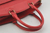 Authentic Louis Vuitton Epi Riviera Hand Bag Red M48187 LV Junk 4094J