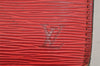 Authentic Louis Vuitton Epi Riviera Hand Bag Red M48187 LV Junk 4094J