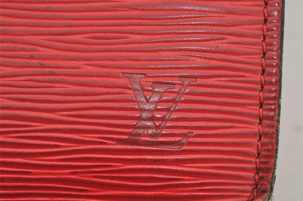 Authentic Louis Vuitton Epi Riviera Hand Bag Red M48187 LV Junk 4094J