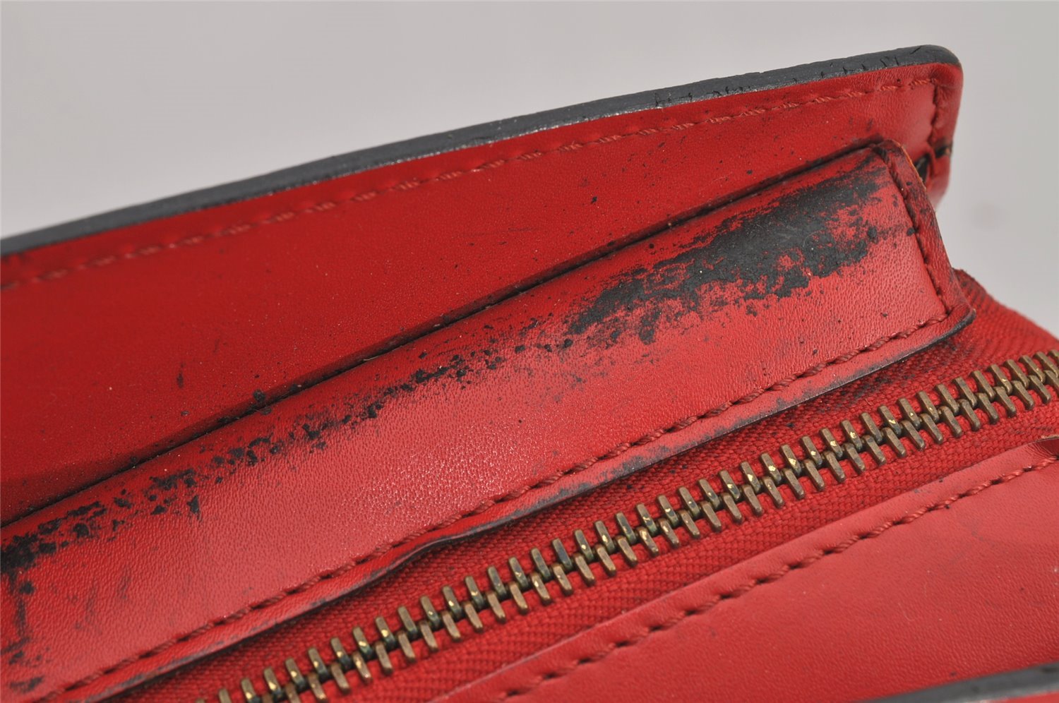 Authentic Louis Vuitton Epi Riviera Hand Bag Red M48187 LV Junk 4094J