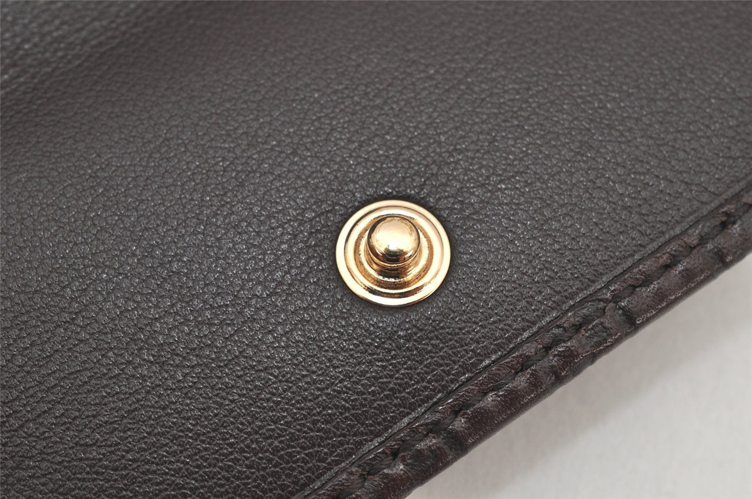 Authentic GUCCI Micro Guccissima Leather 6 Hooks Key Case 278633 Brown 4094K