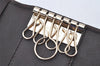 Authentic GUCCI Micro Guccissima Leather 6 Hooks Key Case 278633 Brown 4094K