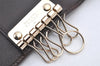 Authentic GUCCI Micro Guccissima Leather 6 Hooks Key Case 278633 Brown 4094K