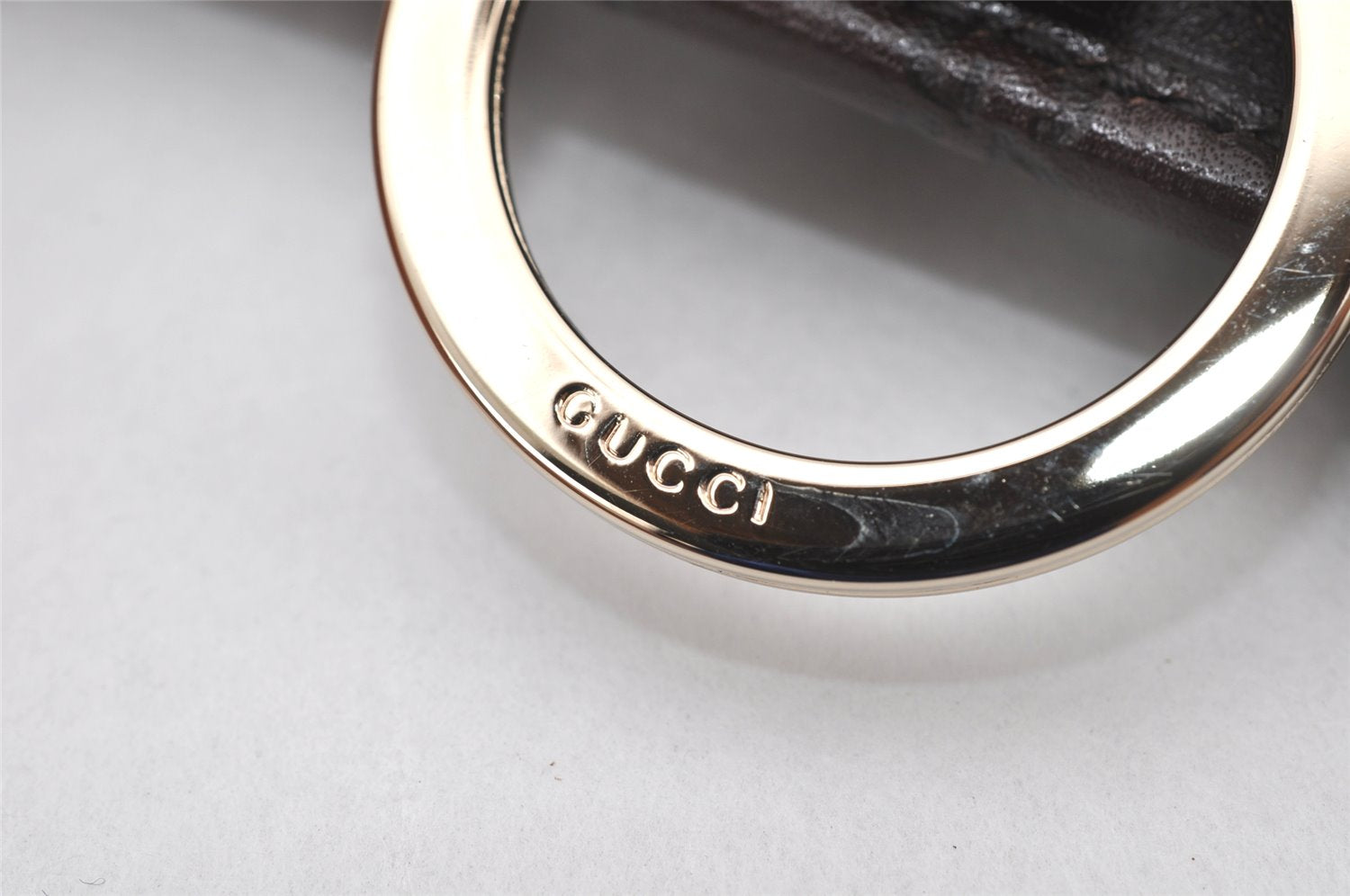 Authentic GUCCI Micro Guccissima Leather 6 Hooks Key Case 278633 Brown 4094K