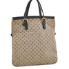 Authentic Louis Vuitton Monogram Mini Francoise 2Way Tote Bag Khaki Beige 4095J