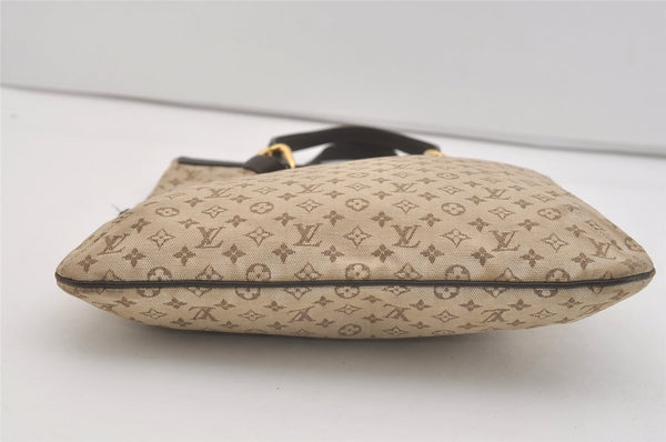 Authentic Louis Vuitton Monogram Mini Francoise 2Way Tote Bag Khaki Beige 4095J