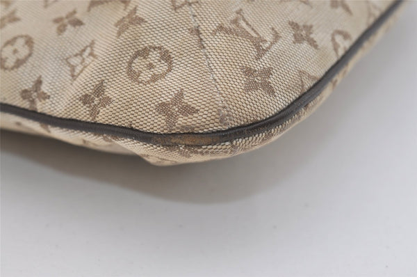 Authentic Louis Vuitton Monogram Mini Francoise 2Way Tote Bag Khaki Beige 4095J