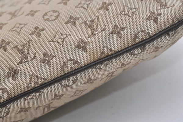 Authentic Louis Vuitton Monogram Mini Francoise 2Way Tote Bag Khaki Beige 4095J