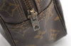 Auth Louis Vuitton Monogram Trousse Toilette 28 Clutch Hand Bag Old Model 4095K