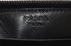 Authentic PRADA TESSUTO Nylon Saffiano Leather Long Wallet M506 Black 4096I