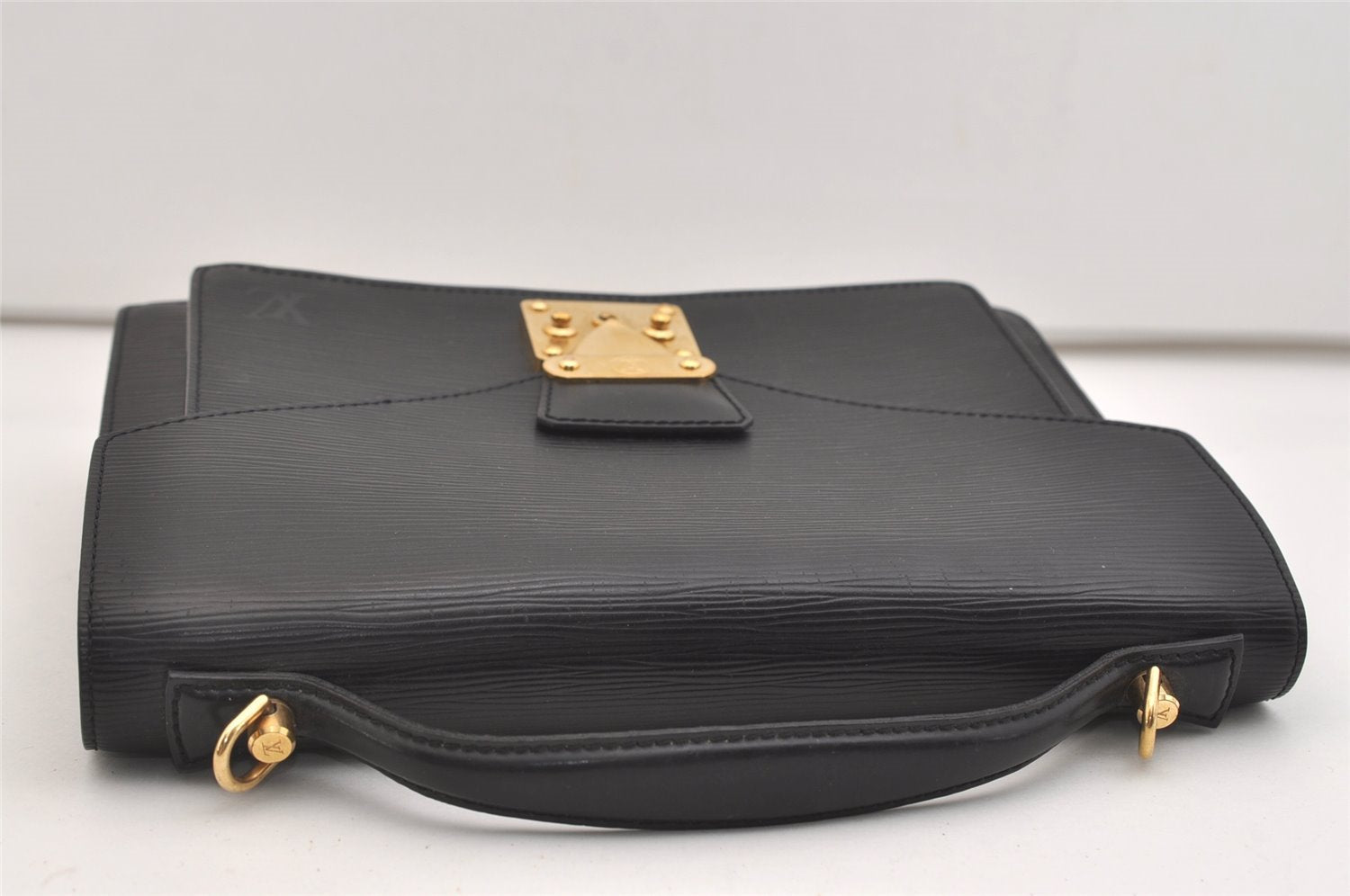 Authentic Louis Vuitton Epi Monceau 2Way Shoulder Hand Bag Black M52122 LV 4096J