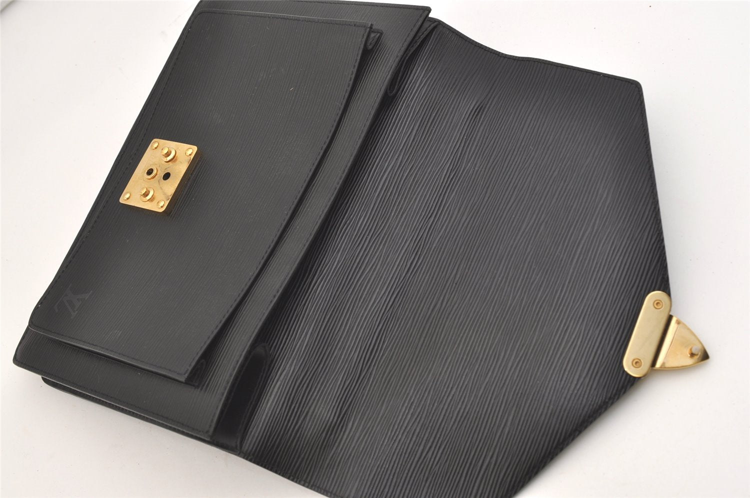 Authentic Louis Vuitton Epi Monceau 2Way Shoulder Hand Bag Black M52122 LV 4096J