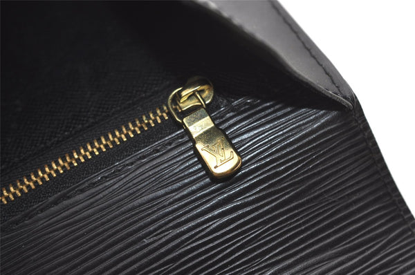 Authentic Louis Vuitton Epi Monceau 2Way Shoulder Hand Bag Black M52122 LV 4096J