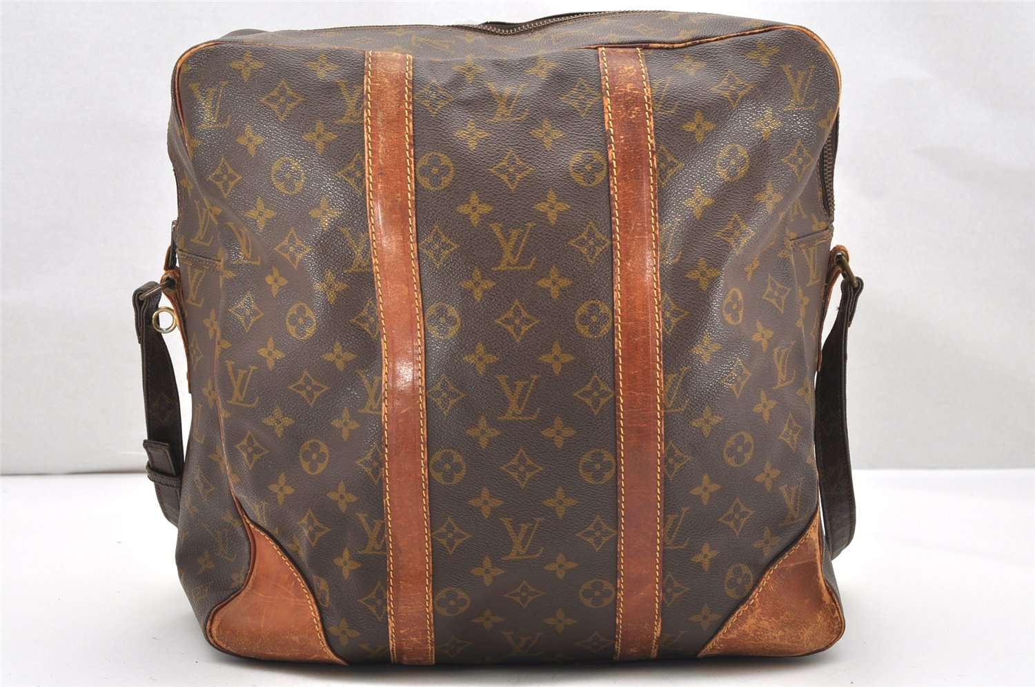 Auth Louis Vuitton Monogram Grand Marceau Shoulder Cross Bag Old Model LV 4096K