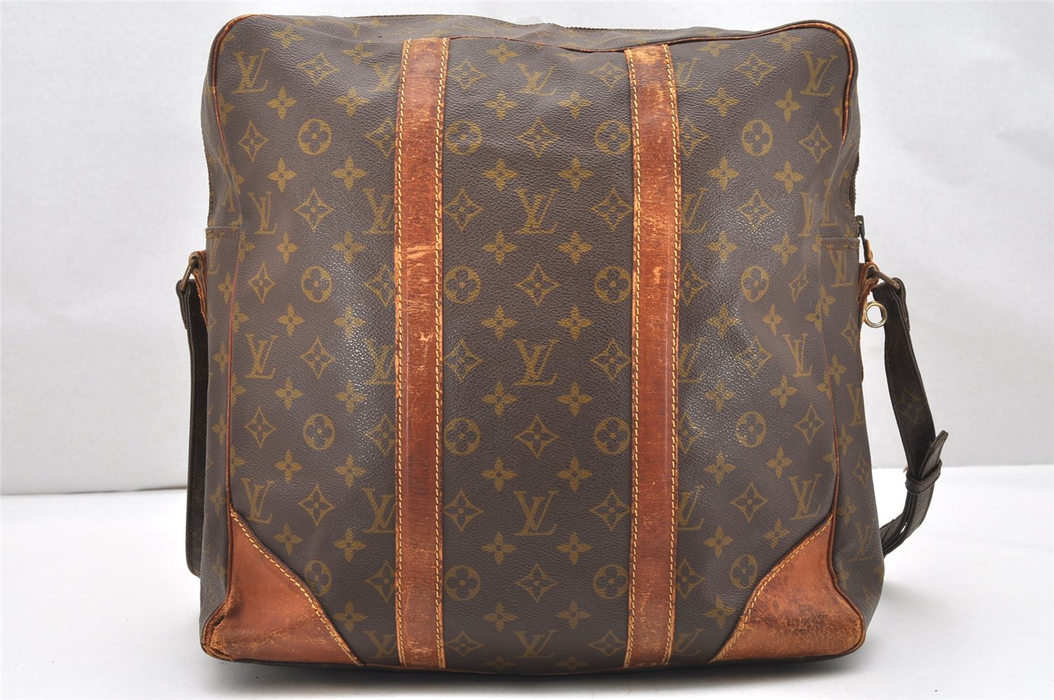 Auth Louis Vuitton Monogram Grand Marceau Shoulder Cross Bag Old Model LV 4096K