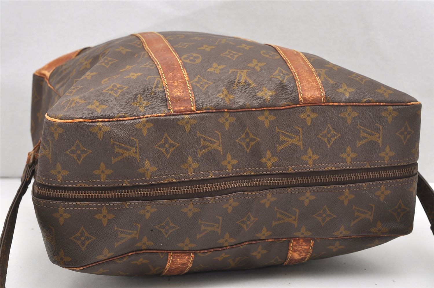 Auth Louis Vuitton Monogram Grand Marceau Shoulder Cross Bag Old Model LV 4096K