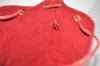 Authentic Louis Vuitton Epi Noe Shoulder Drawstring Bag Red M44007 LV 4097J