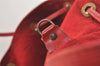 Authentic Louis Vuitton Epi Noe Shoulder Drawstring Bag Red M44007 LV 4097J