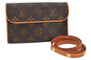 Auth Louis Vuitton Monogram Pochette Florentine Pouch Waist Bag M51855 LV 4097K