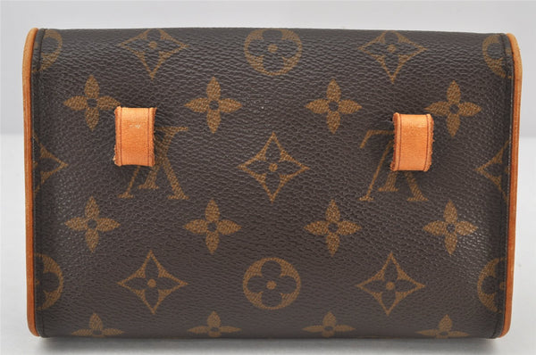 Auth Louis Vuitton Monogram Pochette Florentine Pouch Waist Bag M51855 LV 4097K