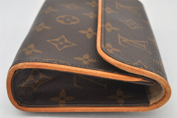 Auth Louis Vuitton Monogram Pochette Florentine Pouch Waist Bag M51855 LV 4097K