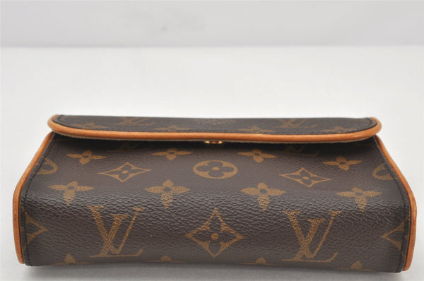 Auth Louis Vuitton Monogram Pochette Florentine Pouch Waist Bag M51855 LV 4097K