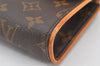 Auth Louis Vuitton Monogram Pochette Florentine Pouch Waist Bag M51855 LV 4097K