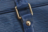 Authentic Louis Vuitton Epi Porte Documents Voyage Briefcase M41144 Blue 4098J