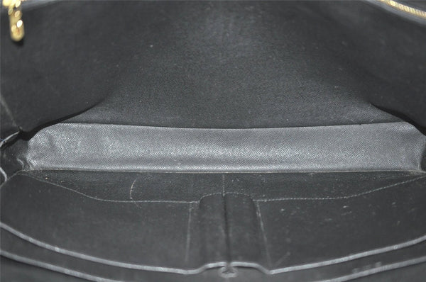 Authentic Louis Vuitton Epi Porte Documents Voyage Briefcase M41144 Blue 4098J