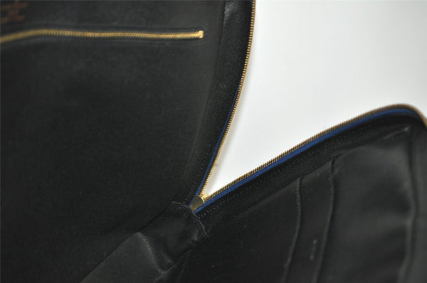 Authentic Louis Vuitton Epi Porte Documents Voyage Briefcase M41144 Blue 4098J