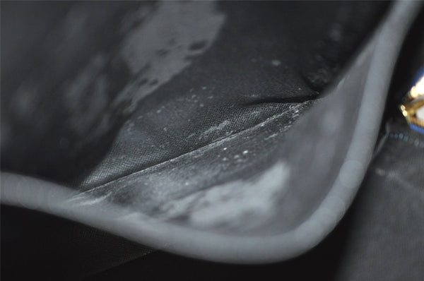 Authentic Louis Vuitton Epi Porte Documents Voyage Briefcase M41144 Blue 4098J