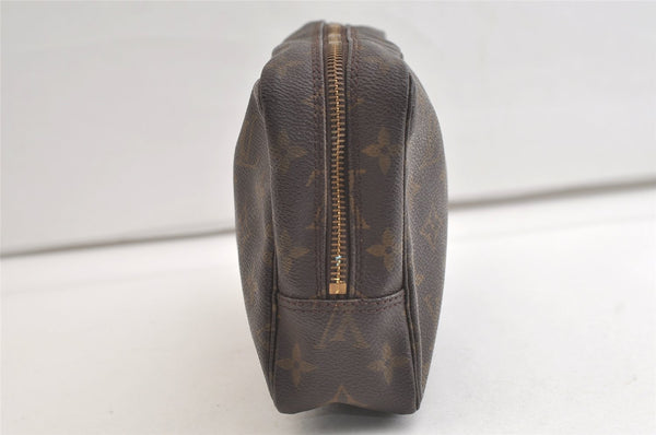 Auth Louis Vuitton Monogram Trousse Toilette 23 Clutch Hand Bag M47524 LV 4098K