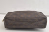 Auth Louis Vuitton Monogram Trousse Toilette 23 Clutch Hand Bag M47524 LV 4098K