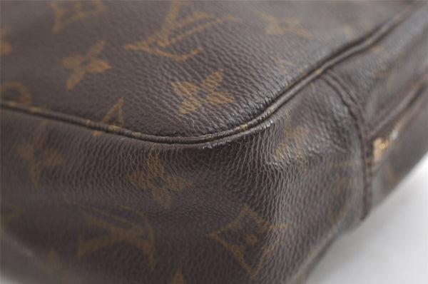 Auth Louis Vuitton Monogram Trousse Toilette 23 Clutch Hand Bag M47524 LV 4098K