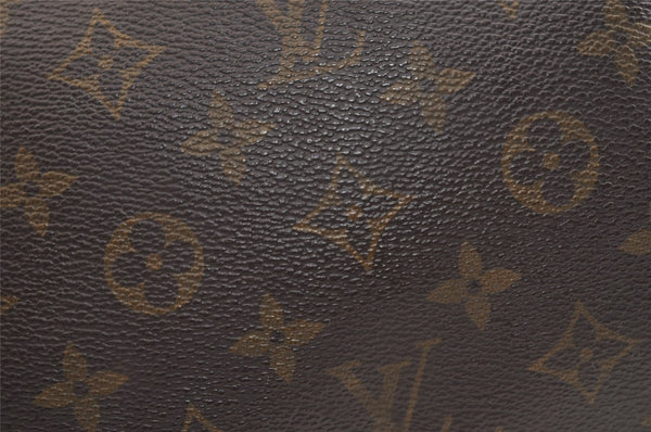 Auth Louis Vuitton Monogram Trousse Toilette 23 Clutch Hand Bag M47524 LV 4098K