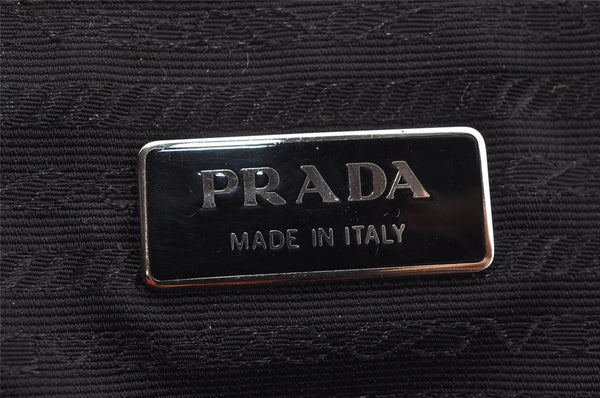 Authentic PRADA Vintage Nylon Tessuto Shoulder Hand Bag Black 4099I