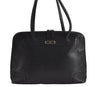 Authentic GUCCI Vintage Shoulder Tote Bag Leather 0021122 Black 4099J