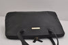 Authentic GUCCI Vintage Shoulder Tote Bag Leather 0021122 Black 4099J