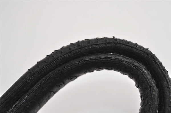 Authentic GUCCI Vintage Shoulder Tote Bag Leather 0021122 Black 4099J