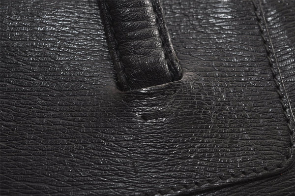 Authentic GUCCI Vintage Shoulder Tote Bag Leather 0021122 Black 4099J