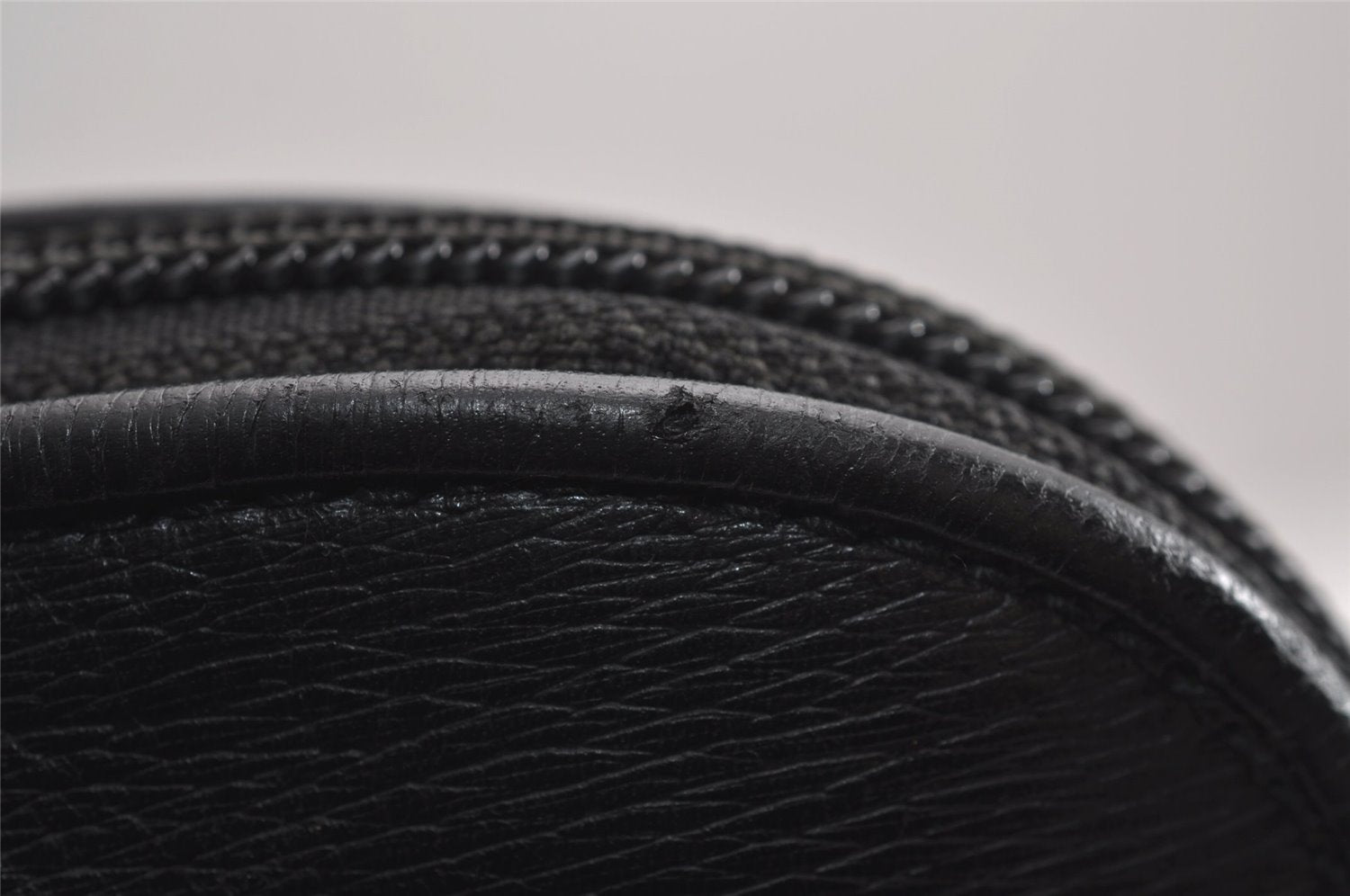 Authentic GUCCI Vintage Shoulder Tote Bag Leather 0021122 Black 4099J