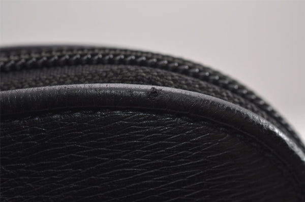 Authentic GUCCI Vintage Shoulder Tote Bag Leather 0021122 Black 4099J