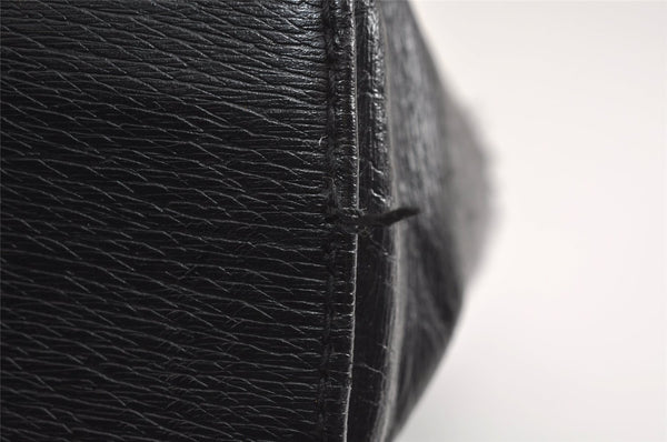 Authentic GUCCI Vintage Shoulder Tote Bag Leather 0021122 Black 4099J