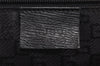 Authentic GUCCI Vintage Shoulder Tote Bag Leather 0021122 Black 4099J