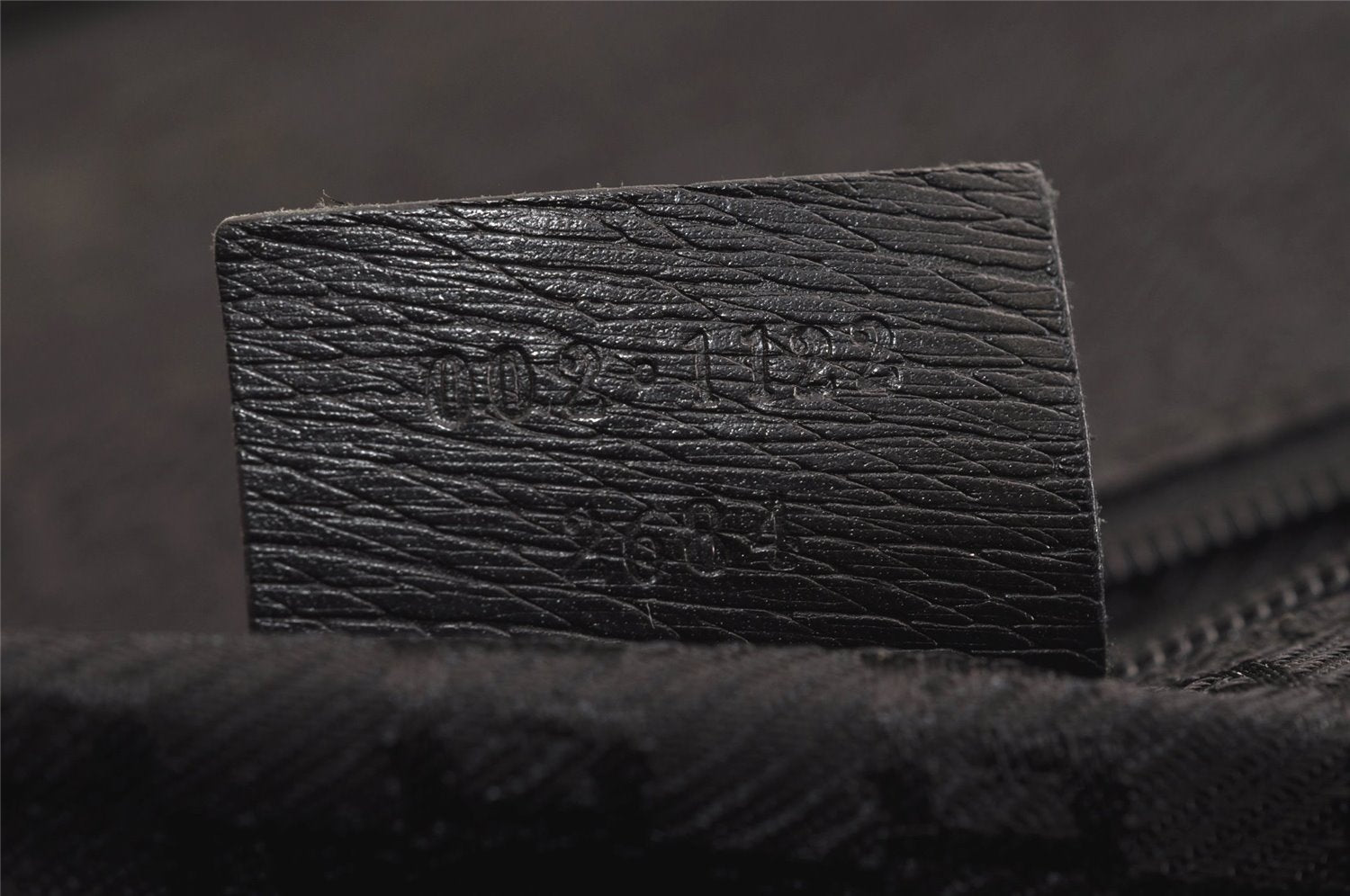 Authentic GUCCI Vintage Shoulder Tote Bag Leather 0021122 Black 4099J